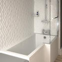 Extra Product Image For L Shape Bath Suite S600 4 Piece Toilet Set And Cube Deluxe Shower Valve 5