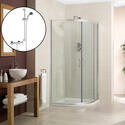 900 Quadrant Shower Enclosure Tray And Valve Fashionable Bathroom