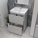 Handless Vanity Unit with Deep Drawers