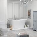Product image for Marilyn Bow 1800 X 800 Freestanding Bath White