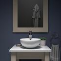 Extra Product Image For Monaco Cloakroom Countertop Basin With Tap Ledge 1