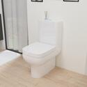 Bathroom Toilet with soft close toilet seat