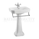 Extra Product Image For Contemporary Basin 58Cm And Pedestal 1