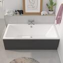 Large Double Ended bath with Dark Grey Bath Panels 