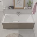 Top View of Double Ended Bath with Gloss Gold Bath Panels 