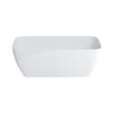 Extra Product Image For Vicenza Petite Clear Stone Freestanding White Bath 1