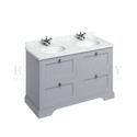 Extra Product Image For Burlington Freestanding 130 Vanity Unit With Drawers 2