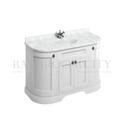 Extra Product Image For Burlington Freestanding 134 Curved Vanity Unit With Doors 2