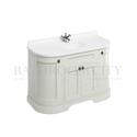 Extra Product Image For Burlington Freestanding 134 Curved Vanity Unit With Doors 3