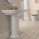 Carlyon Large Basin 715mm With Pedestal straight