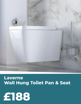 Wall Hung Toilet Pan & Seat