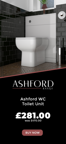Ashford WC Toilet Unit with Pan and Concealed Cistern