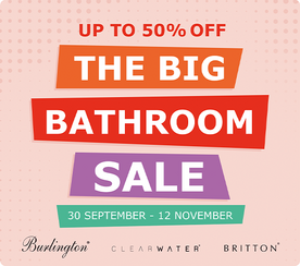 Side Banner For Big Bathroom Sale