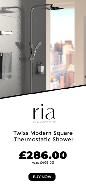 Twiss Modern Square Thermostatic Shower