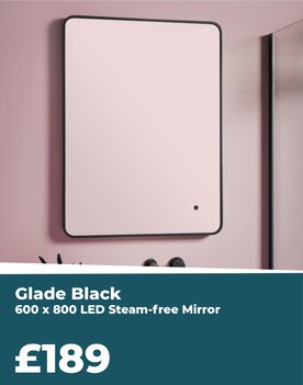 Glade Black Steam Free Mirror 