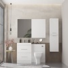 Patello Bathrooom Furniture Suite with Mirror cabinet and Wall storage Patello Bathrooom Furniture Suite with Mirror cabinet and Wall storage Luxurious