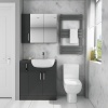 Oliver 800 Fitted Cloakroom Furniture: Vanity Unit & Storage Extra Product Image For Oliver 800 Fitted Cloakroom Furniture: Vanity Unit & Storage 1
