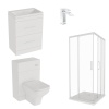 1200mm Vanity Unit with Back to Wall Toilet Vanity Unit with 2 draws and Back to wall Toilet