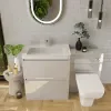 Ashford 800 Grey Basin Unit BTW Toilet Ashford 800 Grey Basin Unit BTW Toilet