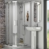 Radiant 1900mm Curved Shower Enclosure 800
