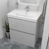 Ashford 800 Grey Bath Suite Vanity Toilet Shower Bath
