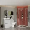 Ashford 600 Grey Basin Unit BTW Toilet Quad Shower Ashford 600 Grey Basin Unit BTW Toilet Quad Shower
