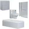 Ashford 800 Bath Suite Grey Basin Unit BTW Toilet