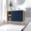 Alani 900 Navy Blue Sink Cabinet and Storage Alani 900 Navy Blue Sink Cabinet and Storage