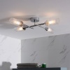 Multi arm glass Semi flush Light: 4 Bulb Multi arm glass Semi flush Light: 4 Bulb