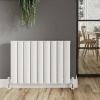 ahtar white aluminium horizontal radiator