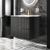 elvia 600 black vanity unit white basin gold handles elvia 600 black vanity unit white basin gold handles