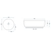 Ashley Blue Counter Top Washbasin Dimensions Ashley Blue Counter Top Washbasin Dimensions