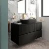 Jasmine 1000 Black Wall Vanity Unit With Black Sink 7 Product Image for Jasmine Black 1000mm Wall Hung Vanity Unit with Black Basin