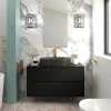 Jasmine 1000 Black Wall Vanity Unit With Black Sink 8 Product Image for Jasmine Black 1000mm Wall Hung Vanity Unit with Black Basin