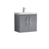 Available Basins for Nuie Vanity Unit Diagram showing four styles of Nuie Basin for Vanity Units