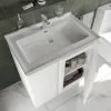 chester bath suite: 800 white floorstanding vanity unit with close coupled toilet chester bath suite: 800 white floorstanding vanity unit with close coupled toilet