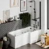Laguna L Shaped Right Hand Black Whirlpool Jets Laguna L Shaped Right Hand Black Whirlpool Jets