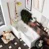 Laguna L Shaped Left Hand Gold Whirlpool Jets