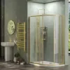 radiant standard height 1200 x 800 offset quadrant shower enclosure brushed brass radiant standard height 1200 x 800 offset quadrant shower enclosure brushed brass