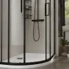 radiant standard height 1200 x 800 offset quadrant shower enclosure black radiant standard height 1200 x 800 offset quadrant shower enclosure black