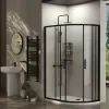 radiant standard height 1200 x 800 offset quadrant shower enclosure black radiant standard height 1200 x 800 offset quadrant shower enclosure black