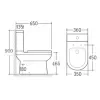 Charlie Close-coupled Comfort Height Open Back Toilet