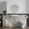 Product Image for Oliver 1700 Cashmere Shaker Fitted Furniture Combination Vanity Unit with Ceramic Basin 9