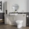 Product Image for Oliver 1700 Cashmere Shaker Fitted Furniture Combination Vanity Unit with Ceramic Basin 6
