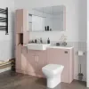 Oliver Pink 1700 Shaker Fitted Furniture with Tall Boy Oliver Pink 1700 Shaker Fitted Furniture with Tall Boy