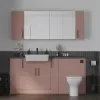 Oliver Pink 1700 Shaker Fitted Furniture with Mirror Cabinets 1 Main product image for the Oliver Pink 1700 Shaker Fitted Furniture with Mirror Cabinets 1