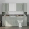 Oliver Sage Green 2100 Shaker Fitted Furniture