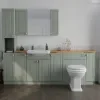 Oliver Sage Green 2200 Shaker Fitted Furniture