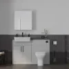 Oliver Dust Grey 1200 Slim Shaker Fitted Cloakroom Suite 1 Main product image for the Oliver Dust Grey 1200 Slim Shaker Fitted Cloakroom Suite 1