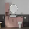Main product image for the Oliver Pink 1400 Shaker Fitted Furniture Tallboy 1